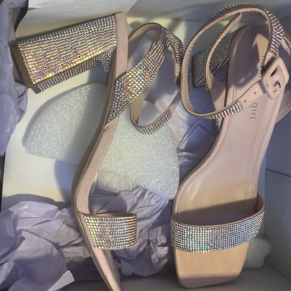 Madden Girl Winni Womens Rhinestone Dress Sandals, Sz 8 - Picture 2 of 3